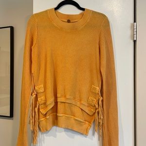 NWOT - free people thermal in yellow